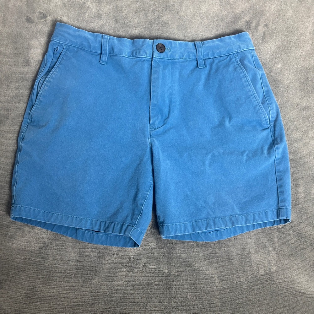 Bonobos Men's 31 Blue Slim 5 Inch Stretch Chino Shorts Cotton Preppy Golf Casual